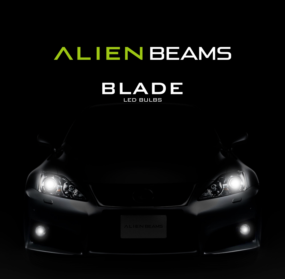 ALIEN BEAMS LEDバルブ BLADE ヘッドライト、フォグライト H4 H11 H16 HB3 HB4